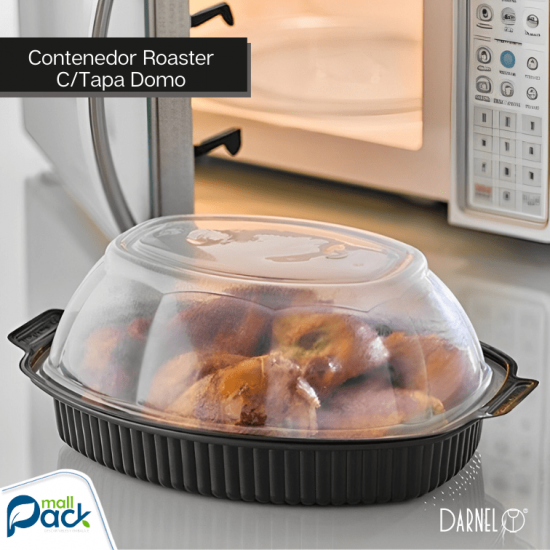 Contenedor Roaster C/Tapa Domo Contenedor Roaster C/Tapa Domo