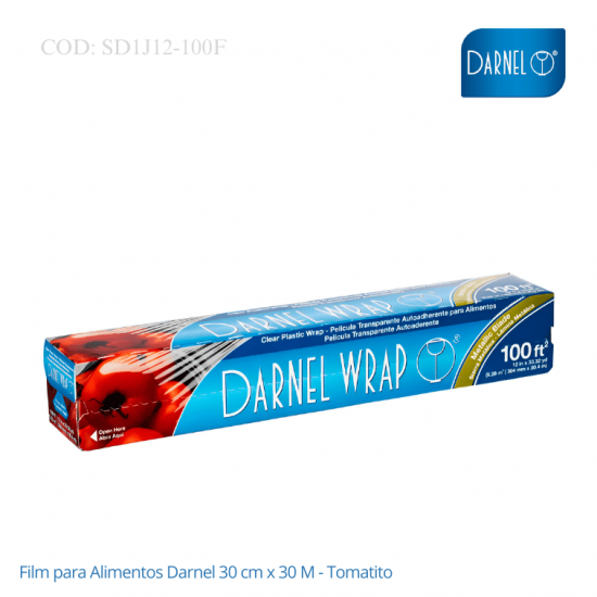 Film para Alimentos Darnel 30 cm x 30 M - Tomatito Film para Alimentos Darnel 30 cm x 30 M - Tomatito