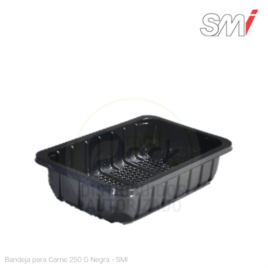 Bandeja para Carne 250 G Negro - SMI Bandeja para Carne 250 G Negro - SMI